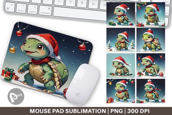 Bring Holiday Cheer to Your Desk: The Mouse Pad Christmas Turtle and Sublimation Mouse Pad Revolution