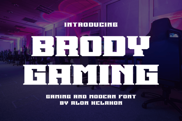 Brody Gaming: The Bold Serif Font Designers Need