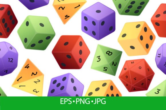 Dice Pattern Seamless Print: A Versatile Design Resource