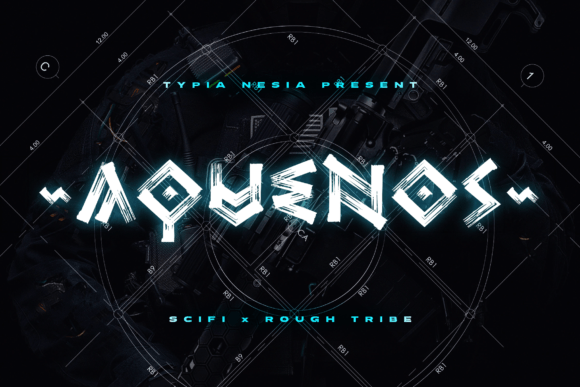 Elevate Your Visual Identity with Aquenos: A Techno Futuristic Font for Modern Design