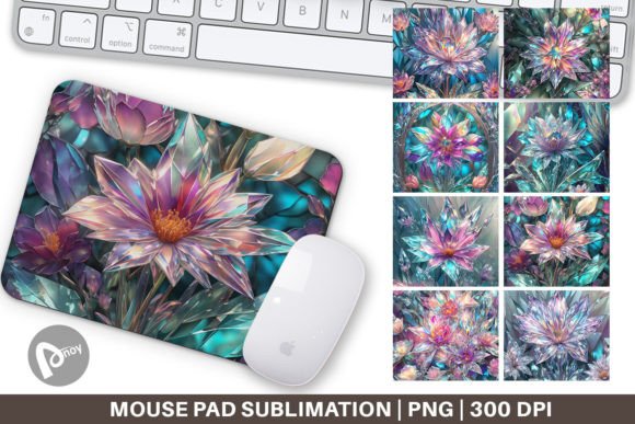 Flower Stained Glass: Where Art Meets Desk Productivity