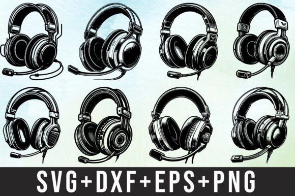 Gaming Headset SVG Bundle: A Complete Resource for Creators and Designers