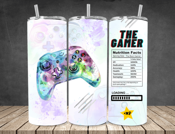 Gaming Inspired 20oz Skinny Tumbler Guide