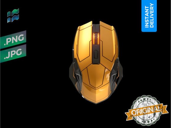 Gaming Mouse Gold: Strategic Use of High-Resolution Digital Assets for Branding and Creative Projects