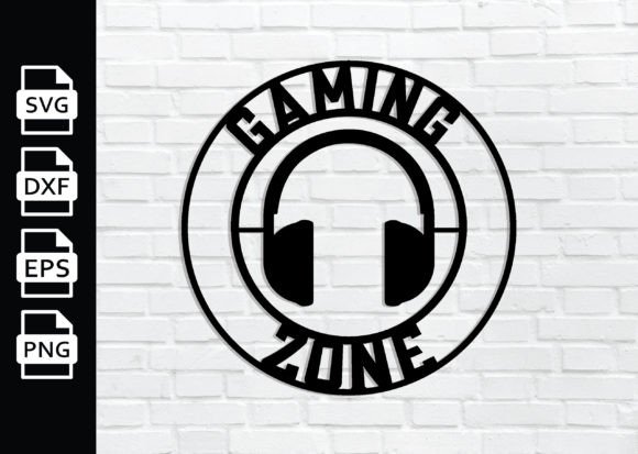 Gaming Zone Metal Wall Art: Creative Laser Cut Designs