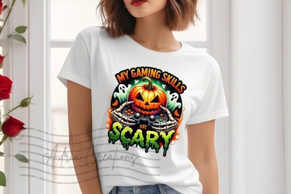 Halloween Gaming Sublimation Clipart Png: Elevating Digital Craft Projects with Spooky, High-Resolution Artwork