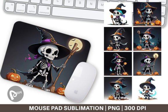 Halloween Skeleton Mouse Pads: Boost Productivity and Style for Your Desk or Gaming Setup