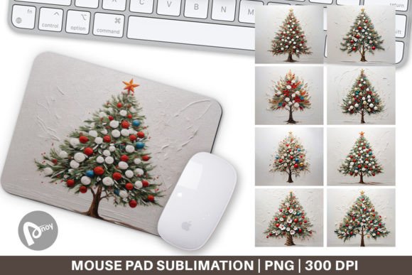 How a 3D Christmas Tree Painting Sublimation Mouse Pad Can Transform Your Desk and Boost Productivity