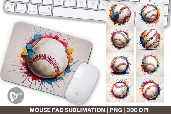 How a Mouse Pad Baseball Paint Splashes Design Transforms Your Desk Into a Productivity Zone