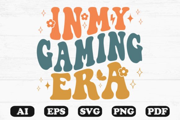 In My Gaming Era Retro Wavy T-Shirt