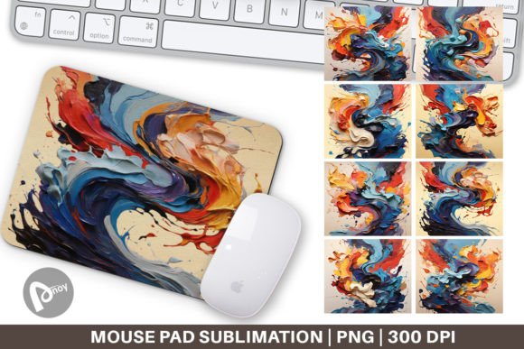 Mouse Pad 3D Abstract Paint Colorful: A Practical Upgrade for Your Desk and Workflow