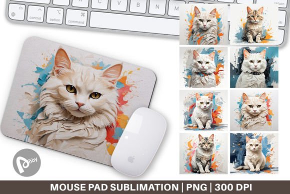 Mouse Pad 3D Cat Painting – A Creative Boost for Your Desk and Workflow