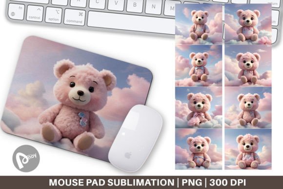 Mouse Pad 3D Cute Teddy Bear Pastel: A Strategic Tool for Workspace Optimization and Personal Branding