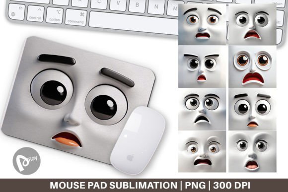Mouse Pad 3D Face Expressions: Where Desk Comfort Meets Creative Personality
