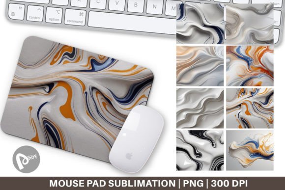 Mouse Pad 3D Liquid Abstract: More Than Just a Surface for Your Mouse