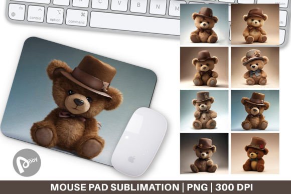Mouse Pad 3D Teddy Bear – A Creative Upgrade for Your Desk