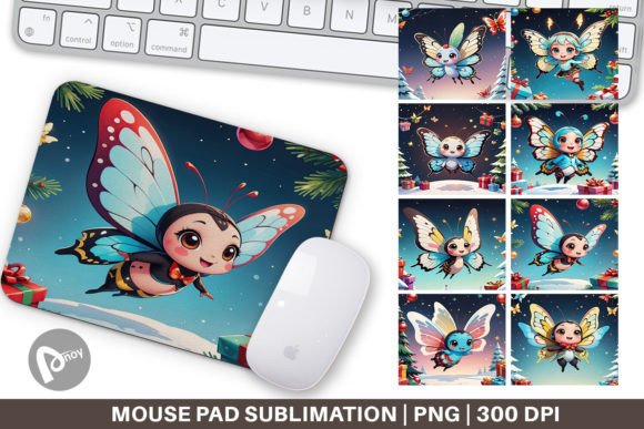 Mouse Pad Christmas Butterfly: A Practical Addition to Your Work or Gaming Setup
