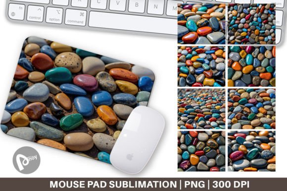 Mouse Pad Colorful Stones: A Fusion of Natural Aesthetics and Workplace Ergonomics