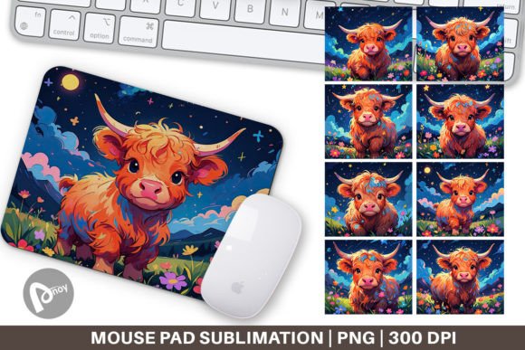 Mouse Pad Cute Highland Cow: A Strategic Addition to Your Workspace