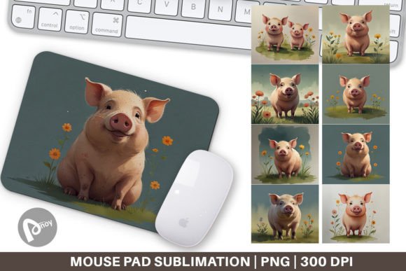 Mouse Pad Illustration Pig: A Delightful Way to Transform Your Desk into a Productivity Hub