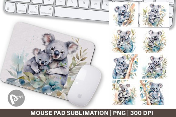 Mouse Pad Koala Mother Day: Choosing the Right Sublimation Design for Your Workspace