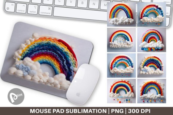 Mouse Pad Rainbow Embroidery: Elevate Your Desk With Color and Craft
