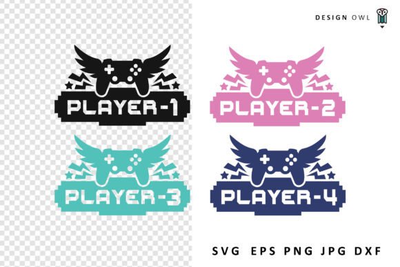 Player 1 to 4 Gaming SVG Set – A Practical Review