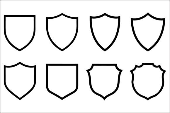 Professional Shield Logo Stock Vectors for Brand Identity