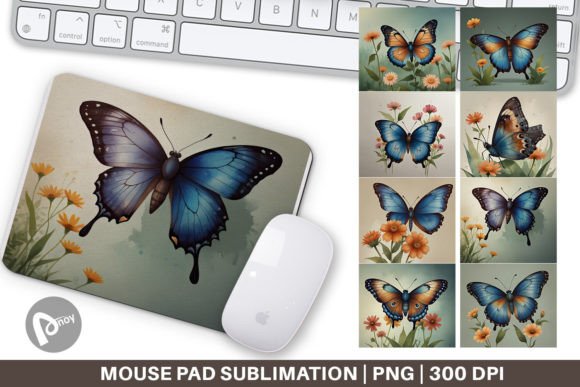 Refining Your Daily Process: The Mouse Pad Butterfly Illustration as a Functional Workspace Tool