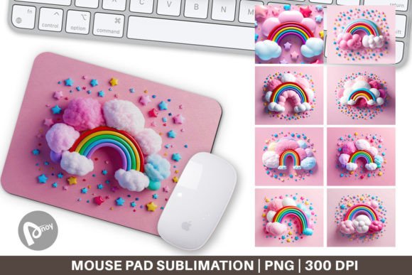 Reimagining the Desktop: How a Mouse Pad 3D Rainbow and Cloud Transforms Your Work and Play Space