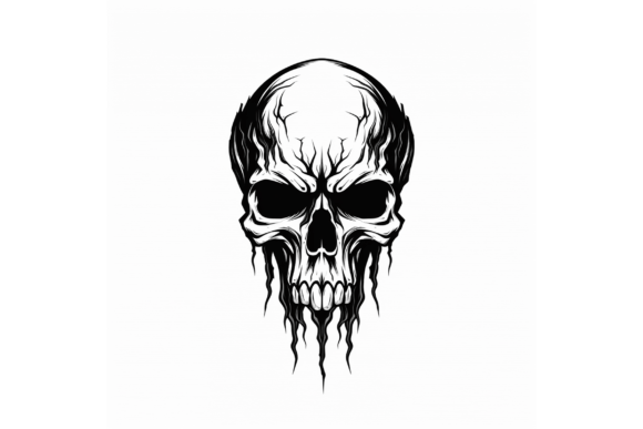 Skull Gaming Logo Vampire Bat Skull Design for Creators