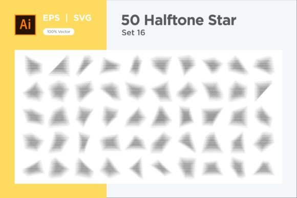 Stars Shape Halftone Background 50-16: A Strategic Design Resource for Intentional Visual Communication