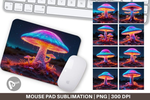 The Mouse Pad 3D Glowing Mushroom: A Desk Essential That Blends Creativity, Comfort, and Focus