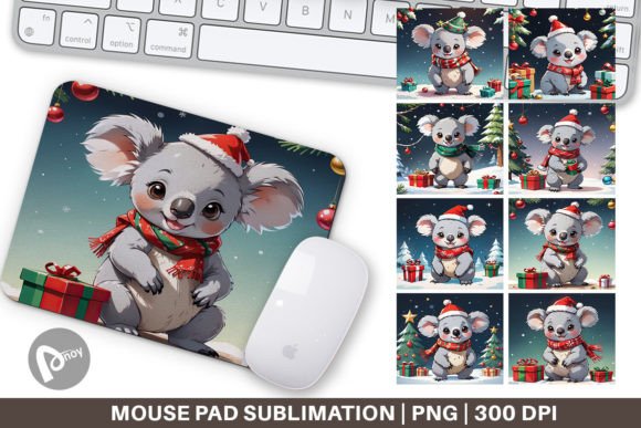 The Mouse Pad Christmas Koala: Festive Functionality for Your Desk