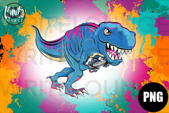 The T-Rex Gamer PNG: Merging Prehistoric Charm with Modern Gaming Aesthetics