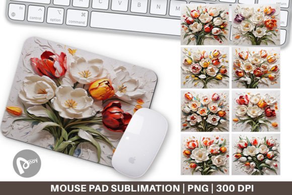 Transform Your Desk with the Mouse Pad 3D Tulip Flower Painting: Avoid These Sublimation Pitfalls